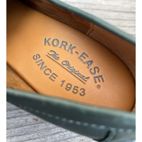 Kork-Ease Kya Women's 6M Heeled Loafers Shoes - Green - Picture 9 of 14